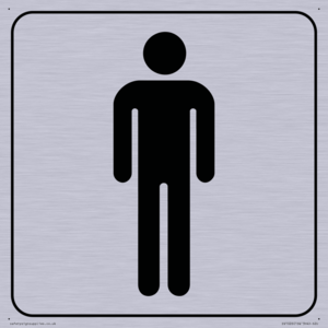 DV1026: male toilet symbol - toilet door sign