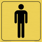 DV1026: male toilet symbol - toilet door sign