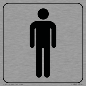 DV1026: male toilet symbol - toilet door sign
