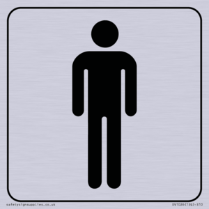 DV1026: male toilet symbol - toilet door sign
