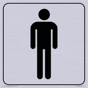 DV1026: male toilet symbol - toilet door sign