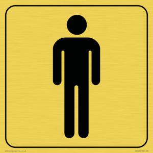 DV1026: male toilet symbol - toilet door sign