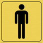 DV1026: male toilet symbol - toilet door sign