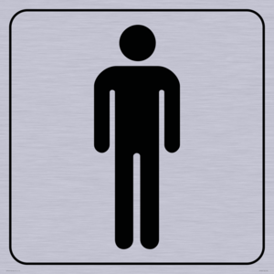 DV1026: male toilet symbol - toilet door sign