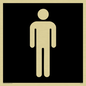 DV1027: male toilet symbol - toilet door sign