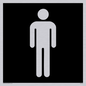 DV1027: male toilet symbol - toilet door sign