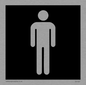 DV1027: male toilet symbol - toilet door sign