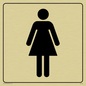 DV1028: female toilet symbol - toilet door sign