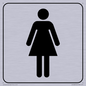 DV1028: female toilet symbol - toilet door sign