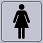 DV1028: female toilet symbol - toilet door sign