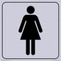 DV1028: female toilet symbol - toilet door sign