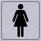 DV1028: female toilet symbol - toilet door sign