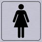 DV1028: female toilet symbol - toilet door sign