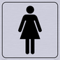 DV1028: female toilet symbol - toilet door sign