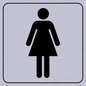 DV1028: female toilet symbol - toilet door sign