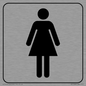 DV1028: female toilet symbol - toilet door sign