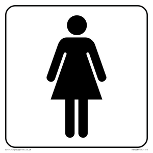 DV1028: female toilet symbol - toilet door sign