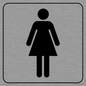 DV1028: female toilet symbol - toilet door sign
