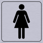 DV1028: female toilet symbol - toilet door sign
