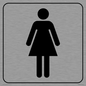 DV1028: female toilet symbol - toilet door sign