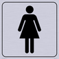 DV1028: female toilet symbol - toilet door sign