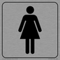 DV1028: female toilet symbol - toilet door sign