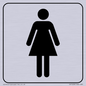 DV1028: female toilet symbol - toilet door sign