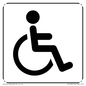 DV1030: disabled toilet symbol - toilet door sign