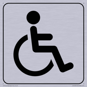 DV1030: disabled toilet symbol - toilet door sign
