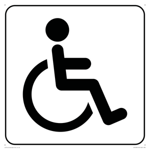 DV1030: disabled toilet symbol - toilet door sign
