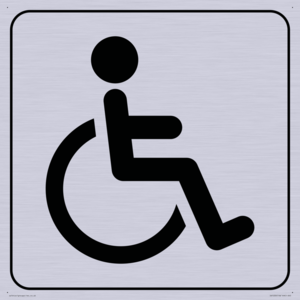 DV1030: disabled toilet symbol - toilet door sign