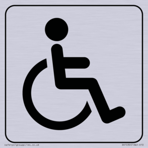 DV1030: disabled toilet symbol - toilet door sign