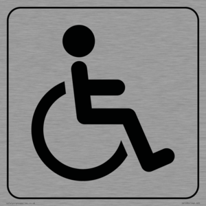 DV1030: disabled toilet symbol - toilet door sign