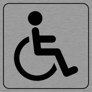 DV1030: disabled toilet symbol - toilet door sign