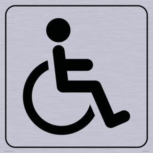 DV1030: disabled toilet symbol - toilet door sign
