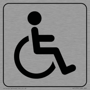 DV1030: disabled toilet symbol - toilet door sign