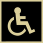 DV1031: disabled toilet symbol - toilet door sign