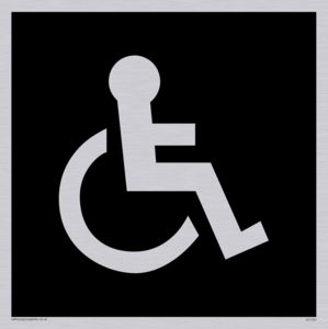 DV1031: disabled toilet symbol - toilet door sign