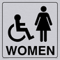 DV1034: women - toilet door sign
