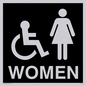 DV1035: women - toilet door sign