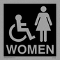 DV1035: women - toilet door sign