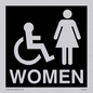 DV1035: women - toilet door sign