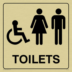 DV1036: toilets - door sign