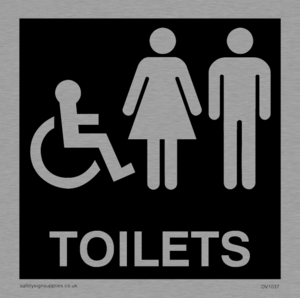 DV1037: toilets - door sign