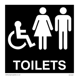 DV1037: toilets - door sign