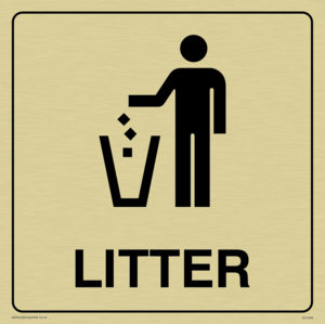 DV1040: litter sign