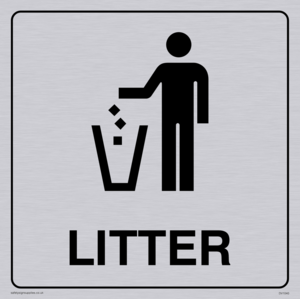 DV1040: litter sign