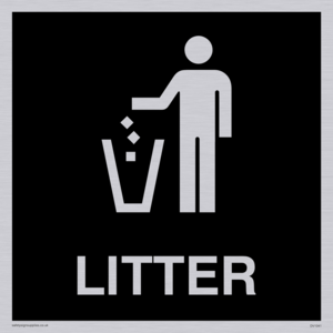 DV1041: litter sign