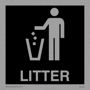 DV1041: litter sign