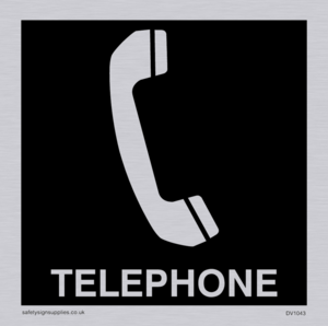 DV1043: telephone sign